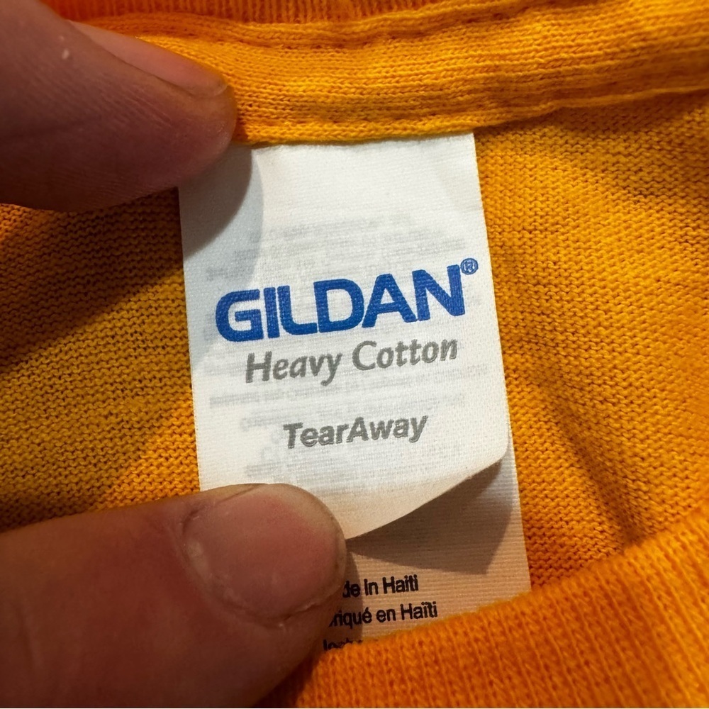 SUNY Oswego T Shirt Camp College “CAMP IS BETTER AT THE LAKE” Yellow Tee Men’s M - Picture 3 of 10